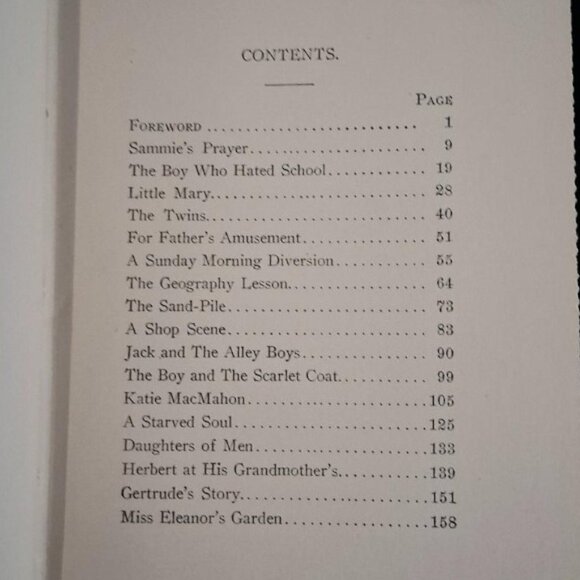 "RARE" 1910 Misunderstood Children book Elizabeth Harrison Author 2nd Edition - Picture 8 of 13